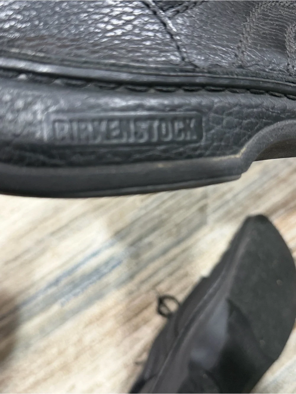 Birkenstock Black Leather Men's Lace-Up Derby Shoes